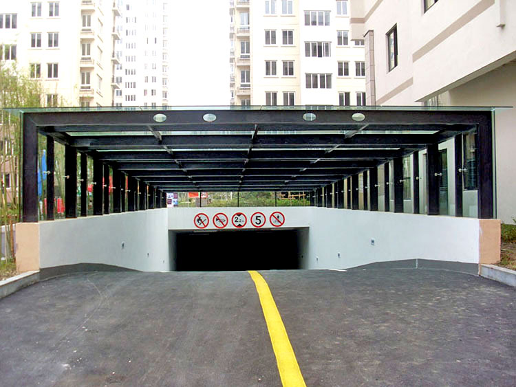 地下车库玻璃雨棚5